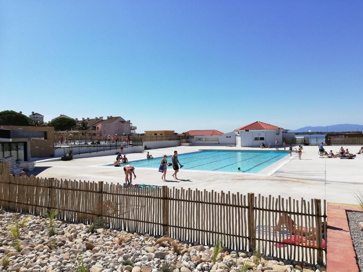 Appartement Tout Confort A Cap Coudalere Avec Vue Magnifique Sur Le Canigou Au Bord Du Lac - Check In Automatise - Parking Gratuit - Aire De Jeux D'Enfants - เลอบาร์กาแรส ภายนอก รูปภาพ