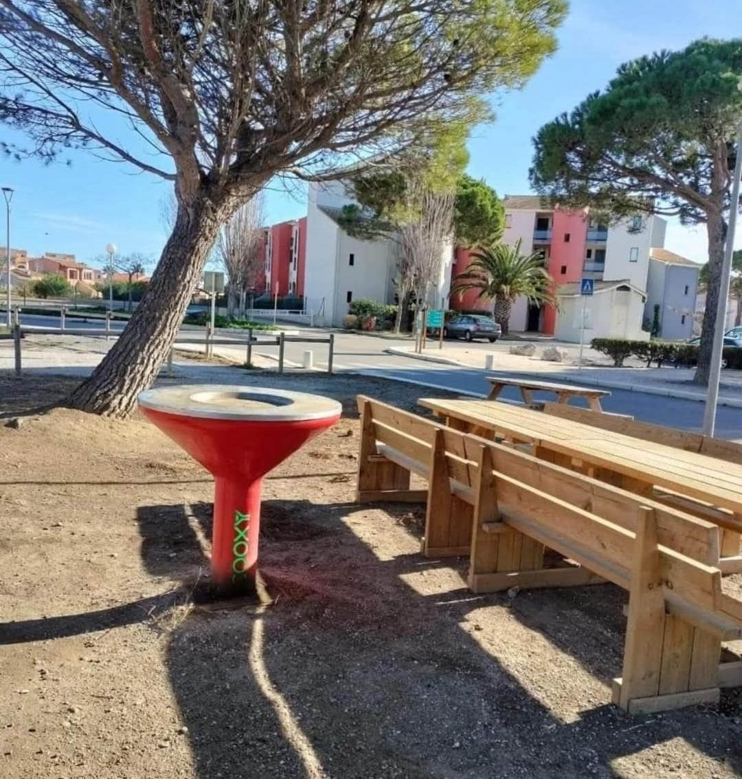 Appartement Tout Confort A Cap Coudalere Avec Vue Magnifique Sur Le Canigou Au Bord Du Lac - Check In Automatise - Parking Gratuit - Aire De Jeux D'Enfants - เลอบาร์กาแรส ภายนอก รูปภาพ